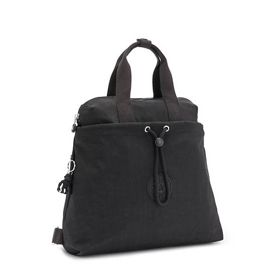 Kipling Goyo Medium Tote Sırt Çantaları Siyah | TR 1631TC